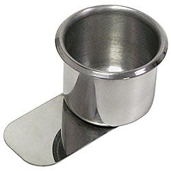Stainless Steel Cup Holder (Slide Under)